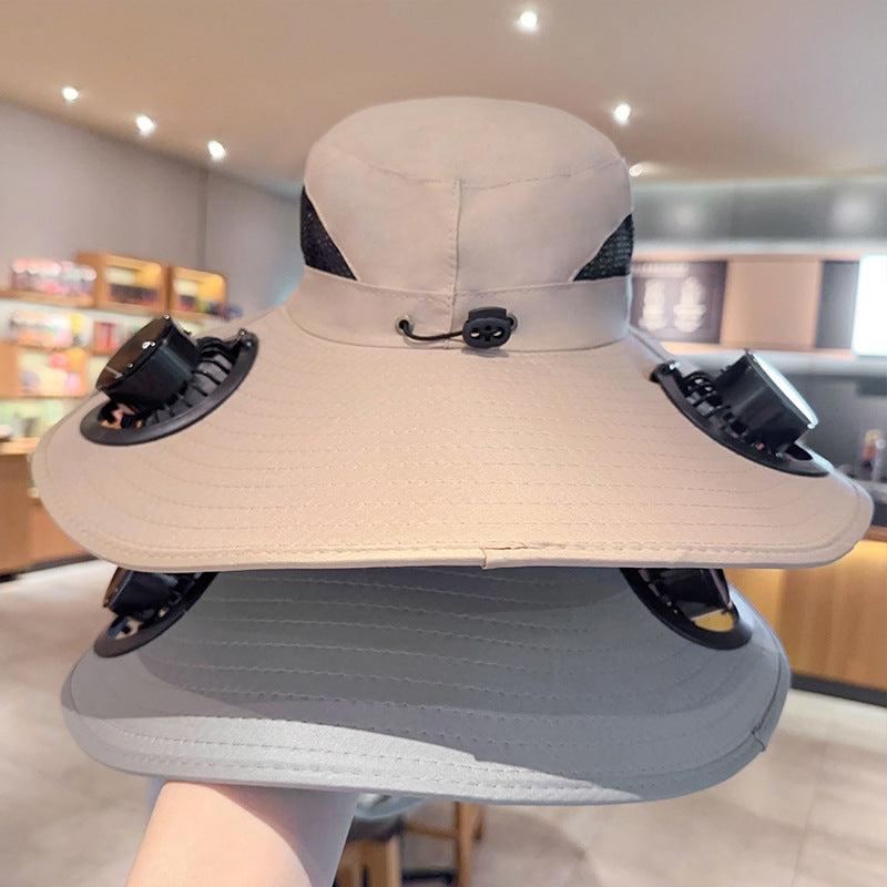 Solar Powered Fan Hat