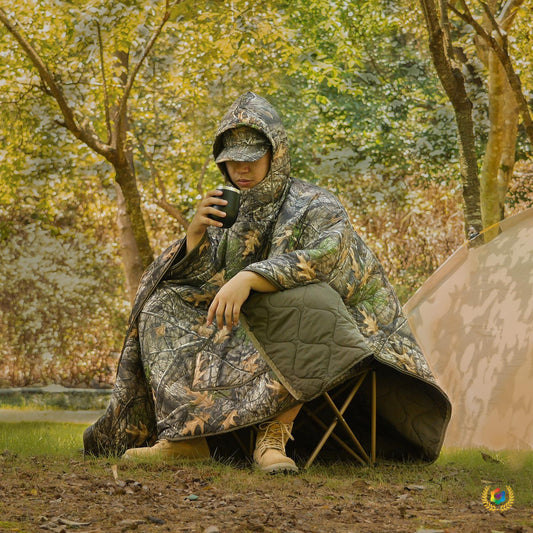 Camouflage Sleeping Bag Poncho
