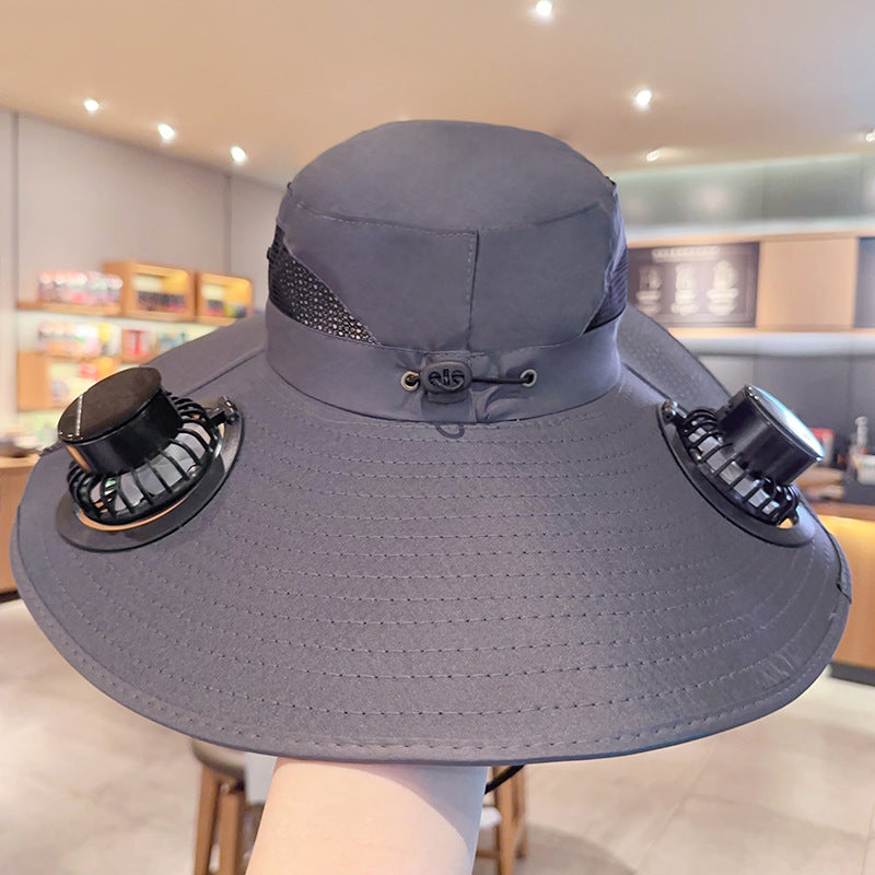 Solar Powered Fan Hat