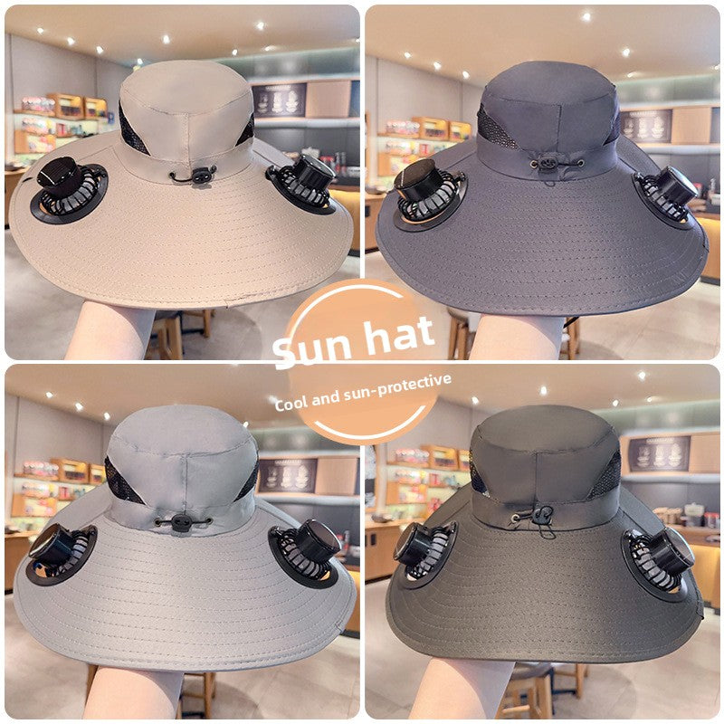 Solar Powered Fan Hat