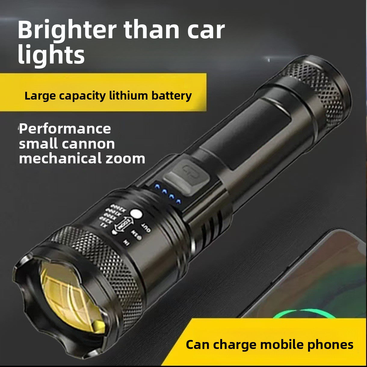 TurboBeam 2000 Tactical Flashlight