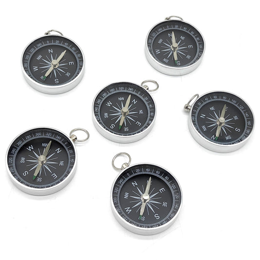 Portable Survival Keychain Compass
