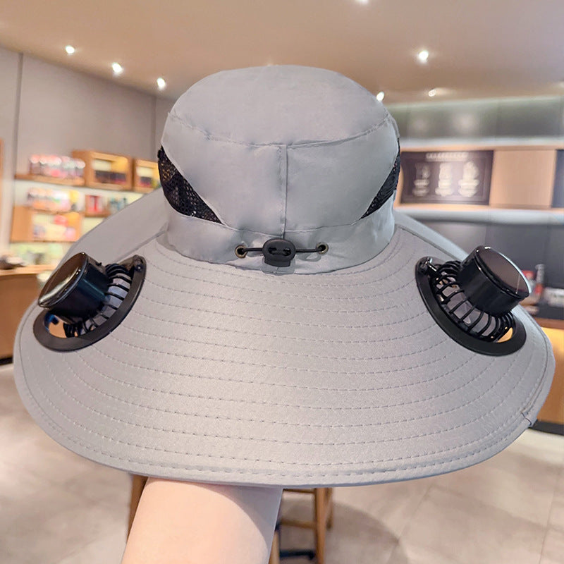 Solar Powered Fan Hat