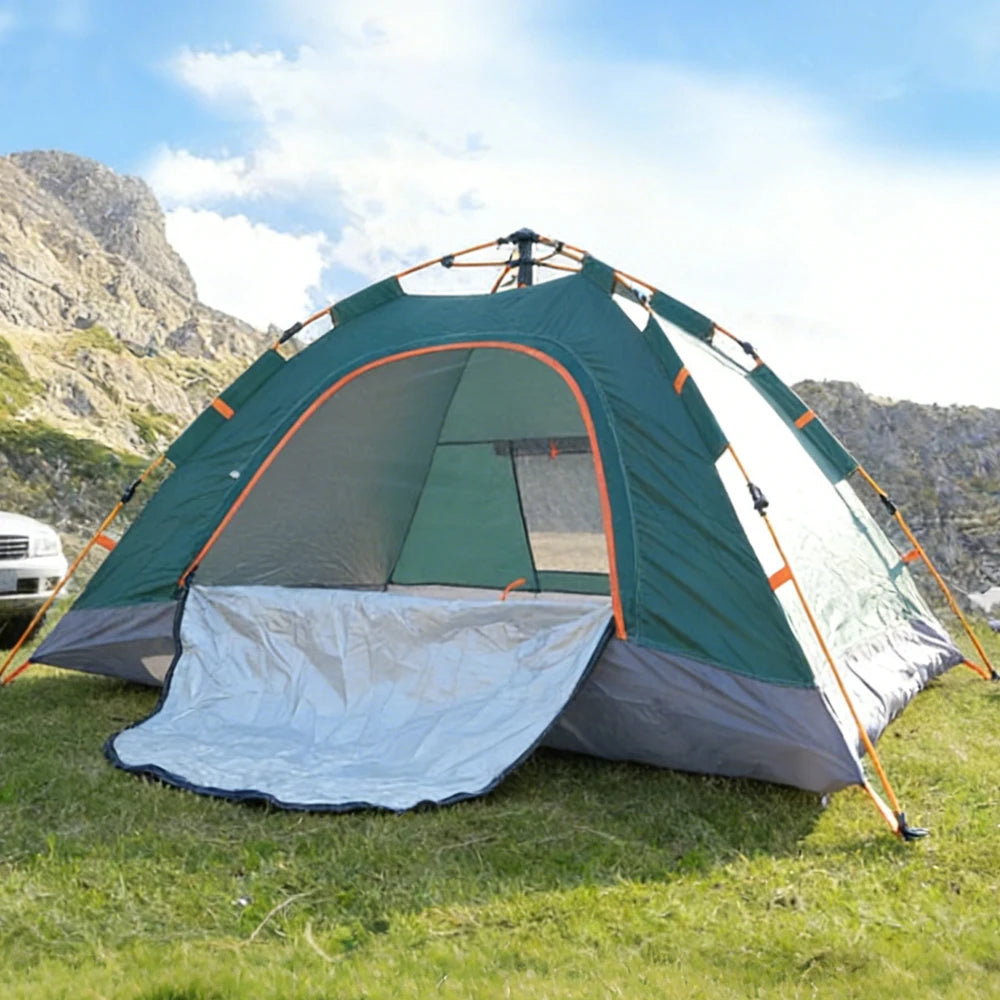 Experience the Great Outdoors with Our 2-3 Person Instant Pop Up Camping Tent - Waterproof, UV Protected, and Lightweight for Ultimate Convenience!