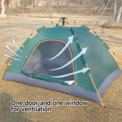 Experience the Great Outdoors with Our 2-3 Person Instant Pop Up Camping Tent - Waterproof, UV Protected, and Lightweight for Ultimate Convenience!