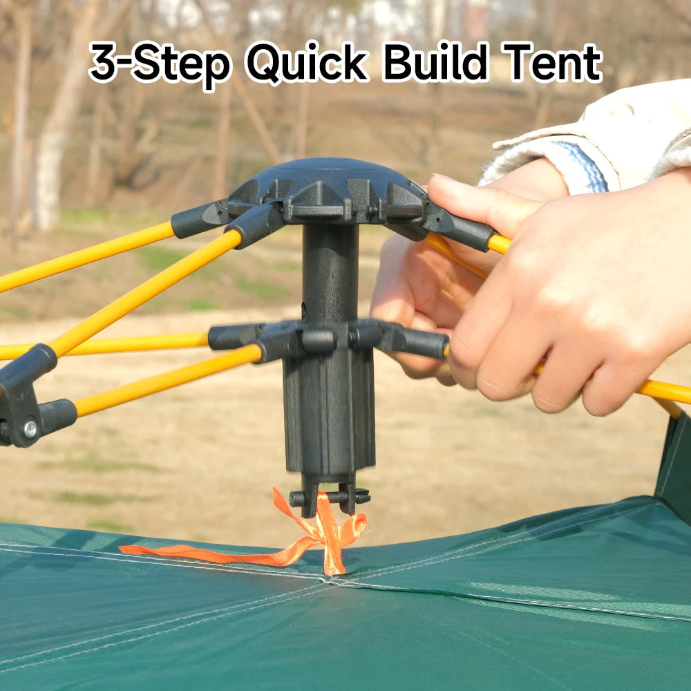 Experience the Great Outdoors with Our 2-3 Person Instant Pop Up Camping Tent - Waterproof, UV Protected, and Lightweight for Ultimate Convenience!