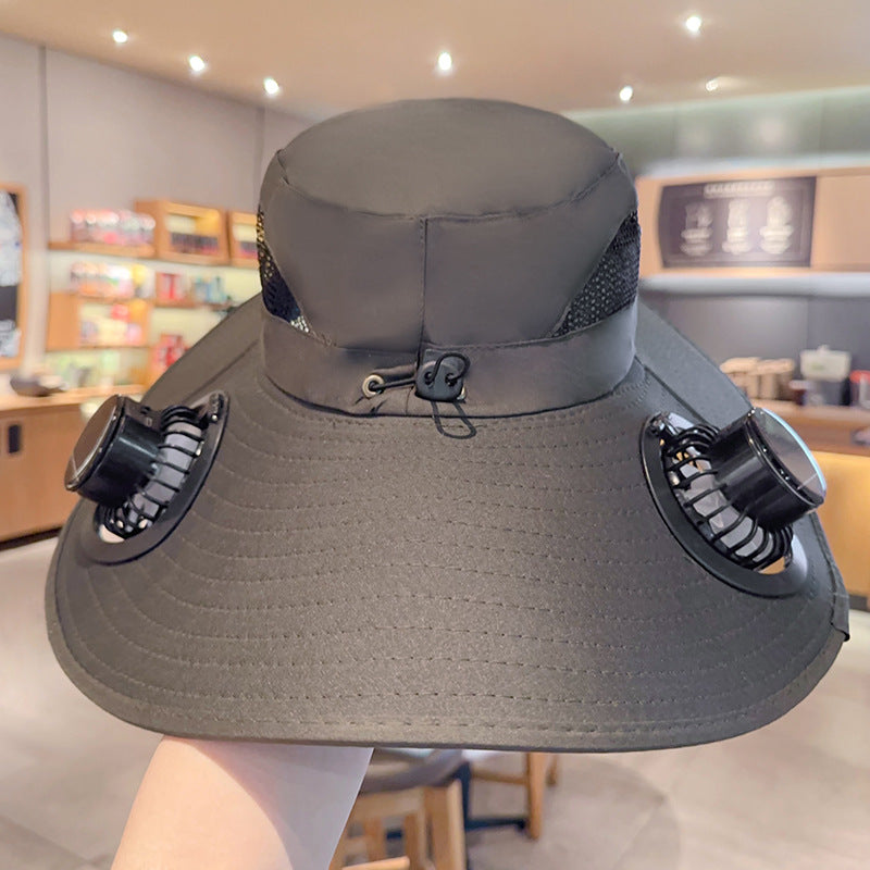 Solar Powered Fan Hat