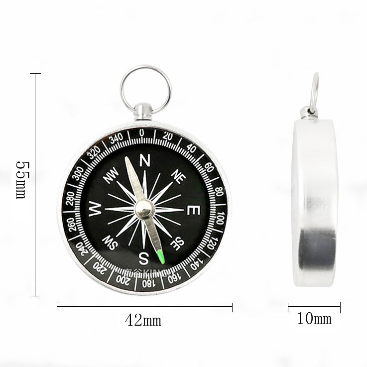 Portable Survival Keychain Compass