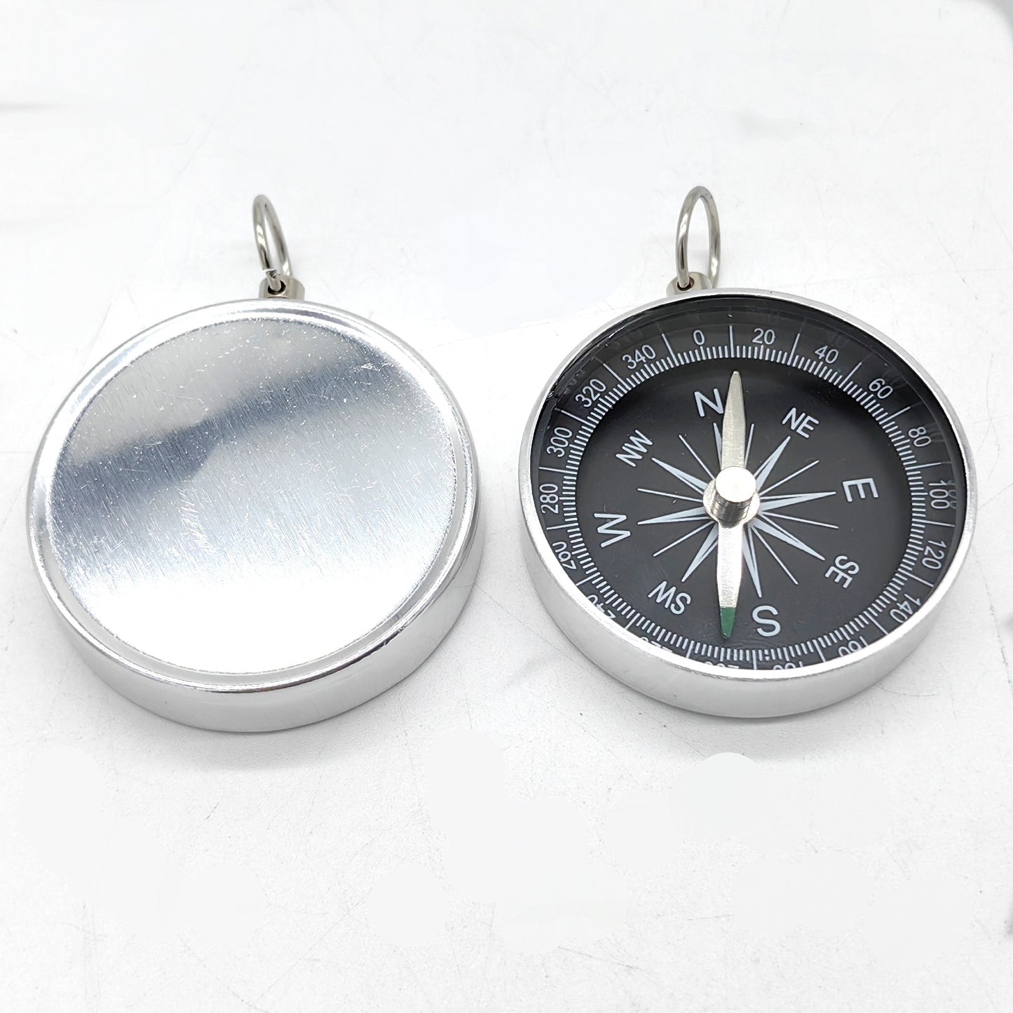 Portable Survival Keychain Compass
