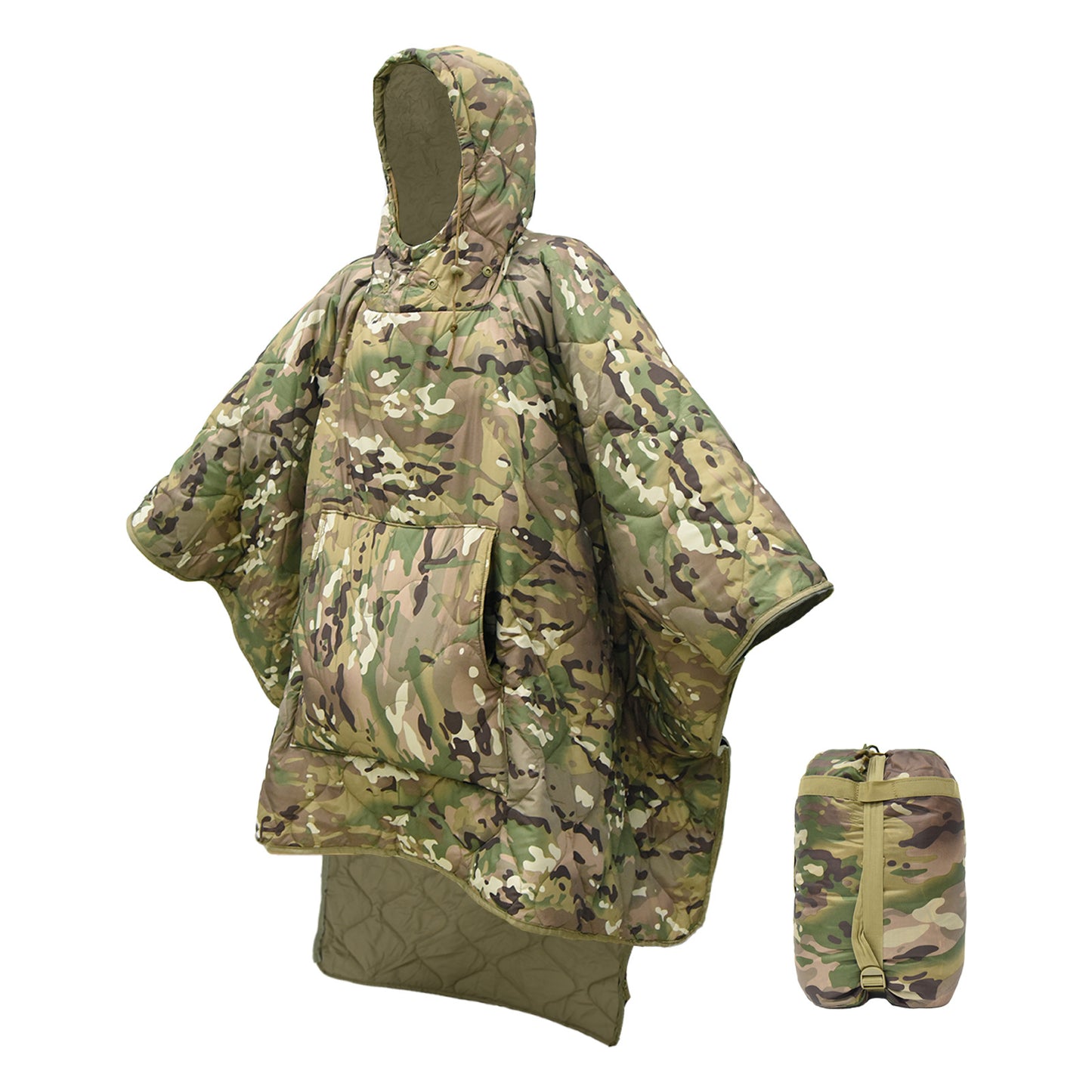 Camouflage Sleeping Bag Poncho