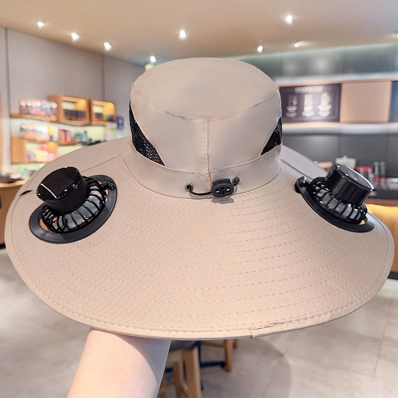 Solar Powered Fan Hat